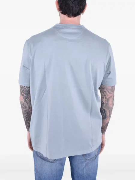 Tricou Paul & Shark din jerseu albastru
