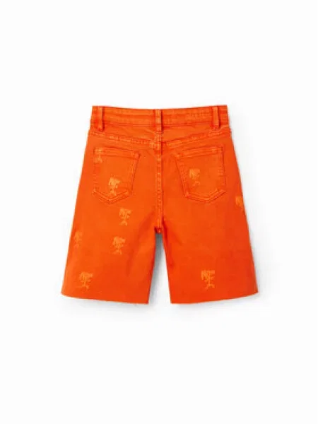 Desigual Farmer rövidnadrág narancssárga