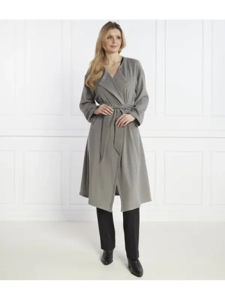 Palton Emporio Armani de lână gri