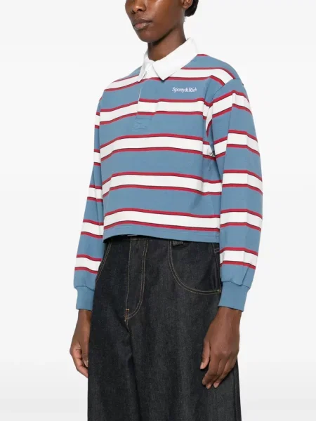 Μακρύς polo Sporty & Rich μπλε