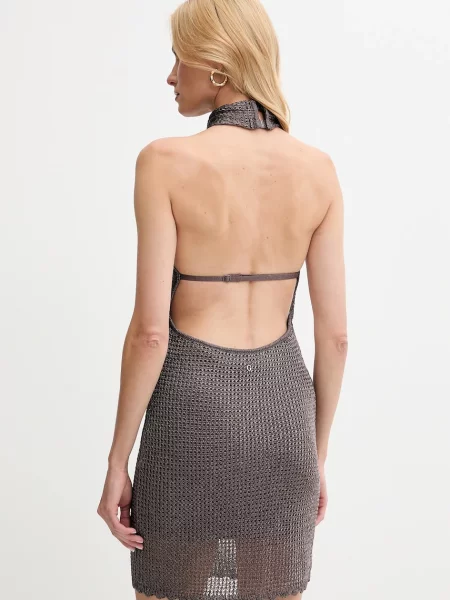 Платье мини Guess коричневое