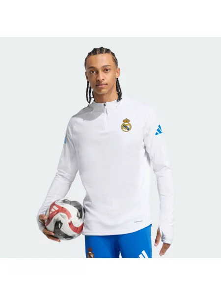 Bluza Real Madrid Tiro 25 Pro Training biała