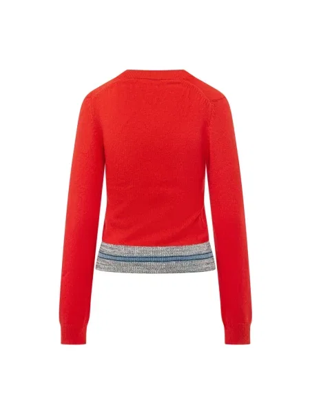 Sweter Jw Anderson ze sznurkiem czerwony