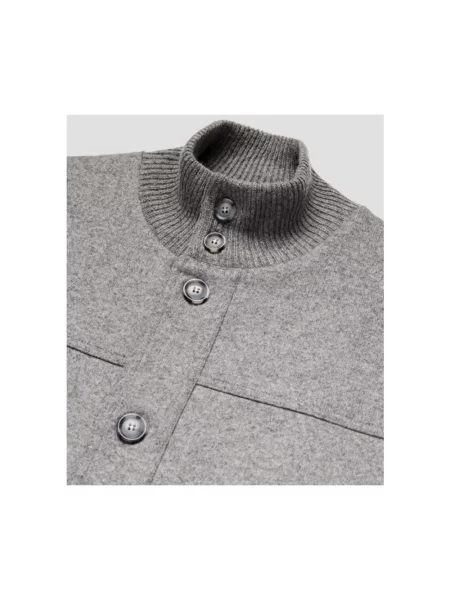 Sweter Ferrante wełniany szary