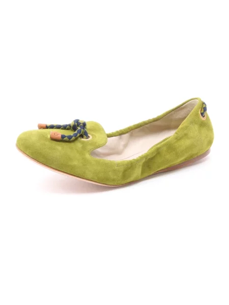 Balerinki Car Shoe zielone