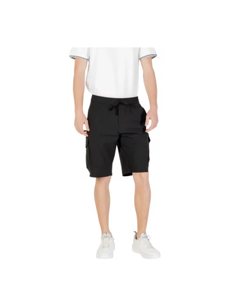 Szorty cargo Hugo Boss czarne