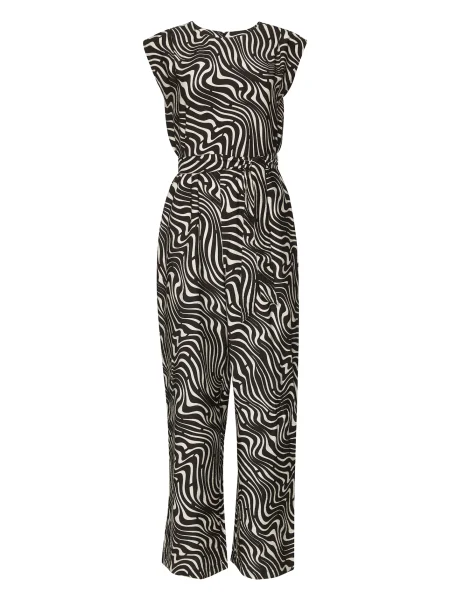 COMMA Kombinezon črna bela