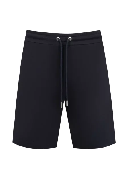 Pantaloni scurți Moncler cu cordon albastru