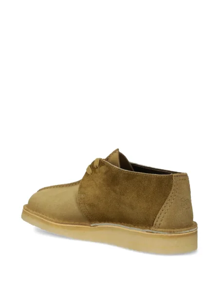 Botine Clarks Originals din piele verde