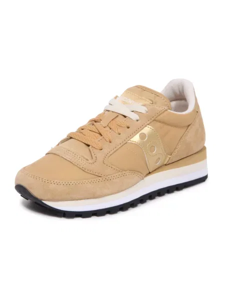 Buty do biegania Saucony Jazz skórzane do biegania beżowe