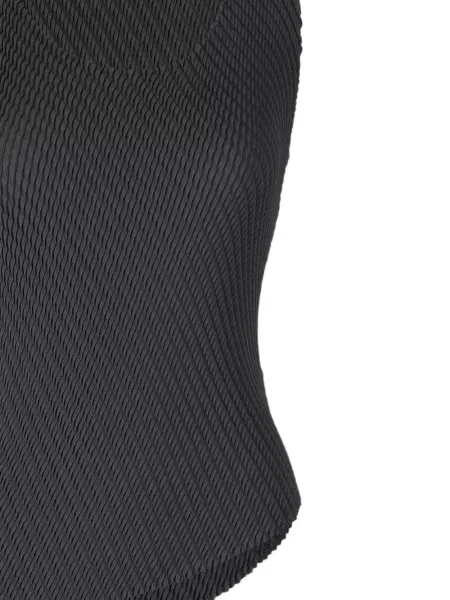 Top Issey Miyake asimetric negru