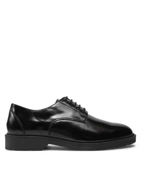 Šněrovací polobotky Jack&jones černé