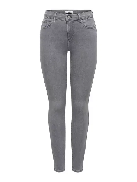 Only Petite Jeans ONLLINEA deschis gri