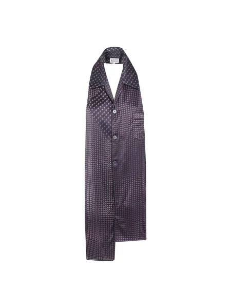 Szal Maison Margiela z wzorem paisley czarna