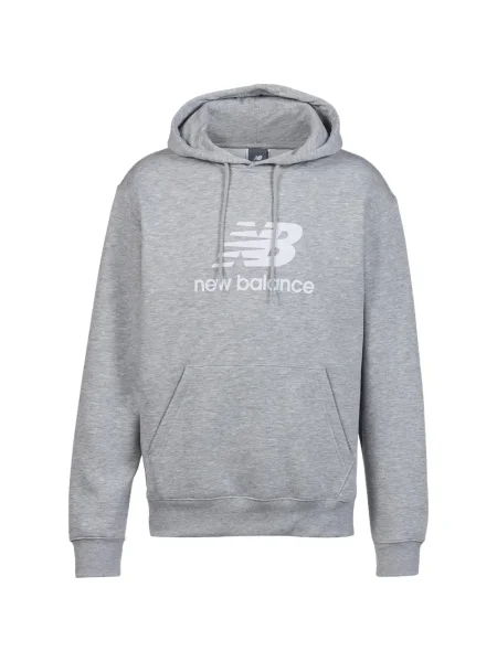 Hanorac cu glugă New Balance cu imagine gri