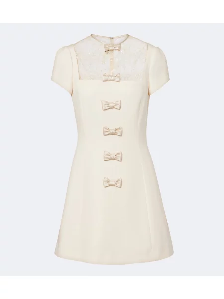 Rochie Valentino din dantelă alb