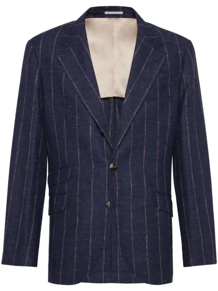 Sacou Brunello Cucinelli albastru