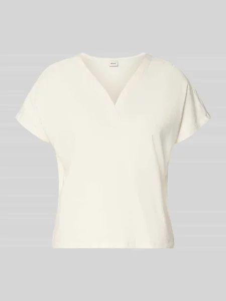 Męski t-shirt o kroju regular fit z mieszanki bawełny z dodatkiem Brax biała