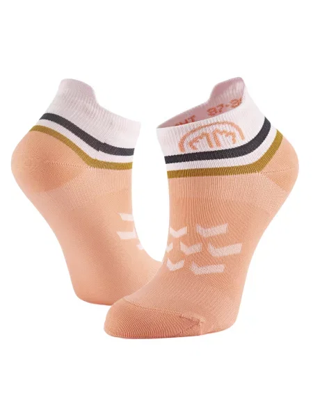 Skarpety do biegania dorosly Sidas Run Anatomic Light Ankle Lady wysokosc kostki różowe