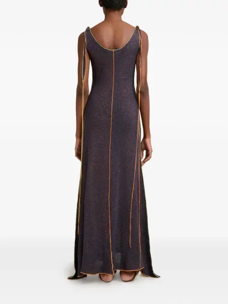 Rochie maxi Marni tricotate de costum albastru