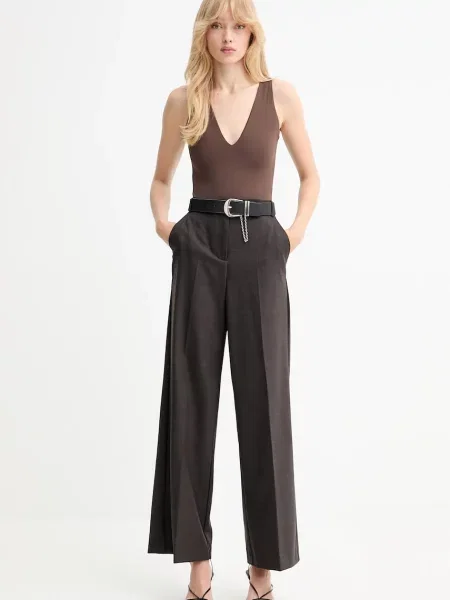 Боді Bardot коричневий