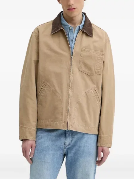 Manšestrové pruhované zvonové kalhoty Levi's modré