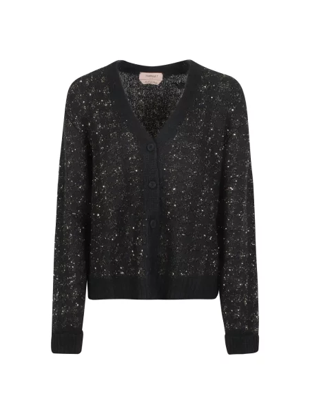 Sweter Twinset czarny