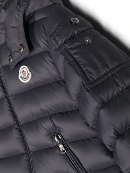 Kurtka dziecięca Moncler Enfant niebieska