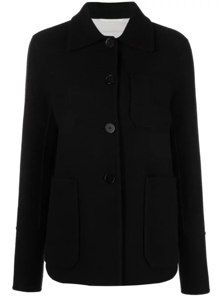 Geacă Jil Sander de lână negru