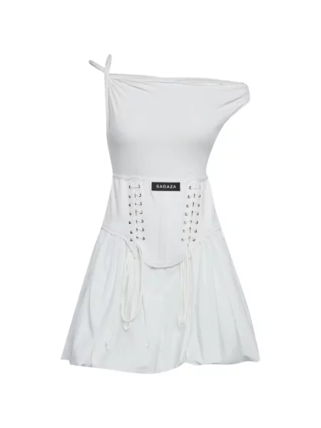 Rochie mini Sagaza alb