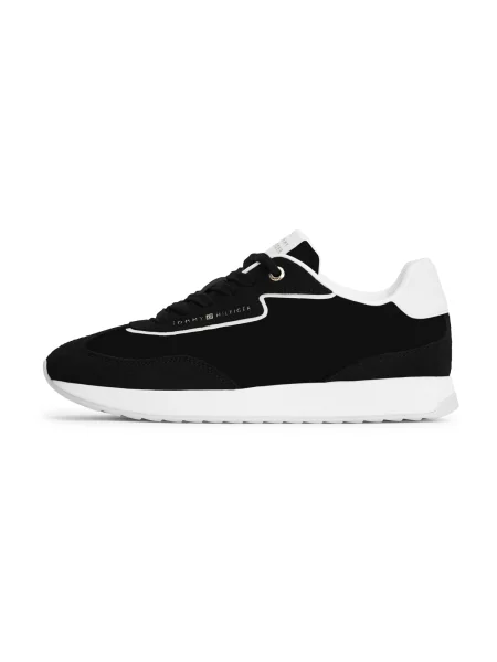 Sneakerși Tommy Hilfiger negru