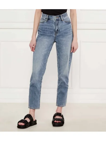 Armani Exchange Blugi | Boyfriend fit albastru