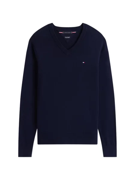 Sveter Tommy Hilfiger modrá