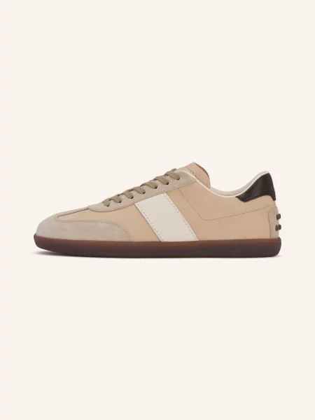Tod's Trampki beige białe