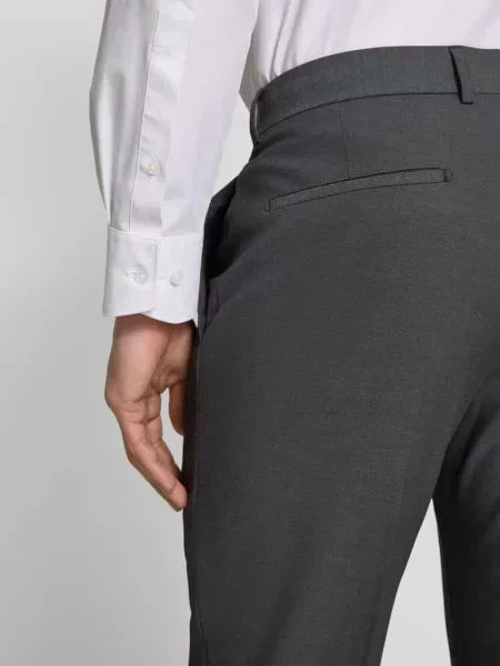 Spodnie do garnituru o kroju slim fit w kant model ‘Melwin’ Strellson