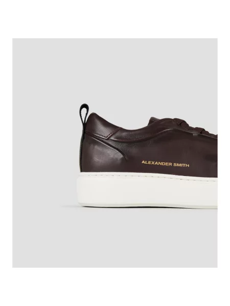 Sneakersy Alexander Smith brązowe