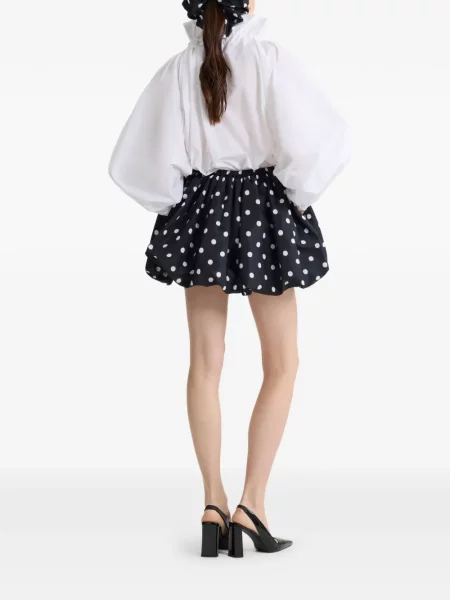 Fusta mini Patou cu buline negru