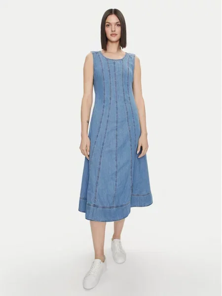 United Colors Of Benetton Джинсова сукня Голубий