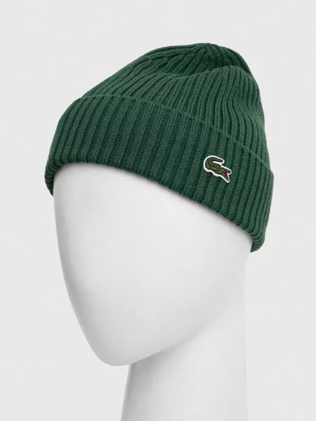 Căciulă Lacoste tricotate verde
