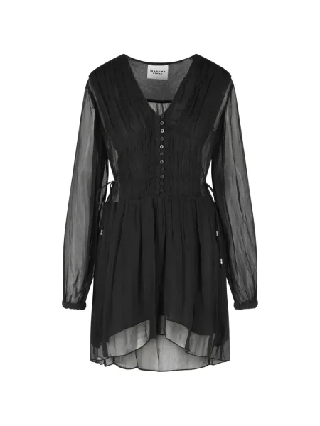 Rochie Isabel Marant cu decolteu în V de costum negru