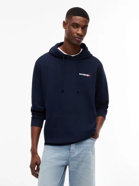 Palton Tommy Jeans alb