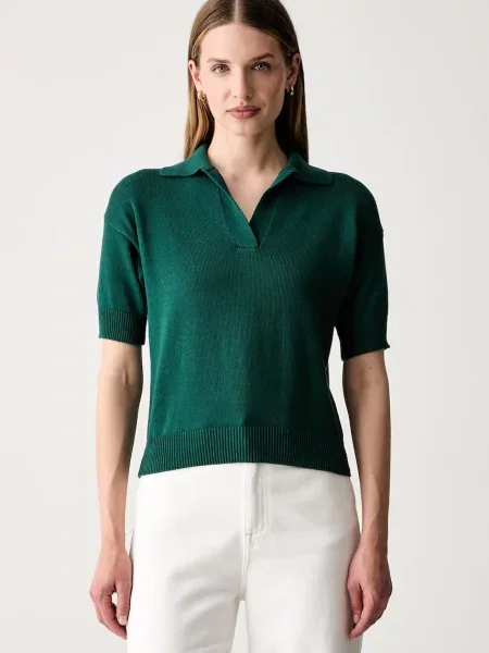 Tricou polo Weekend Max Mara verde