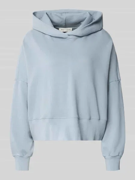Bluza z kapturem o kroju relaxed fit z czystej bawełny Marc O'polo