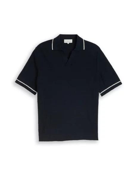 TOM TAILOR Pulover bleumarin alb