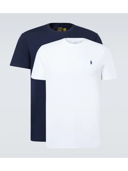 Cămașă Polo Ralph Lauren din jerseu albastru