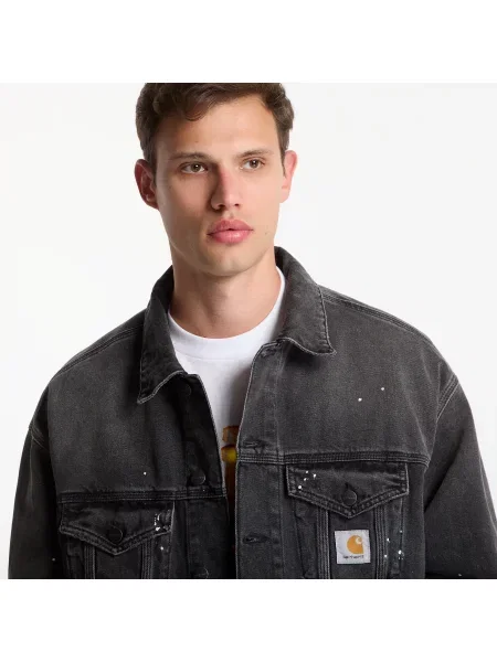 Denim jakna Carhartt Wip črna