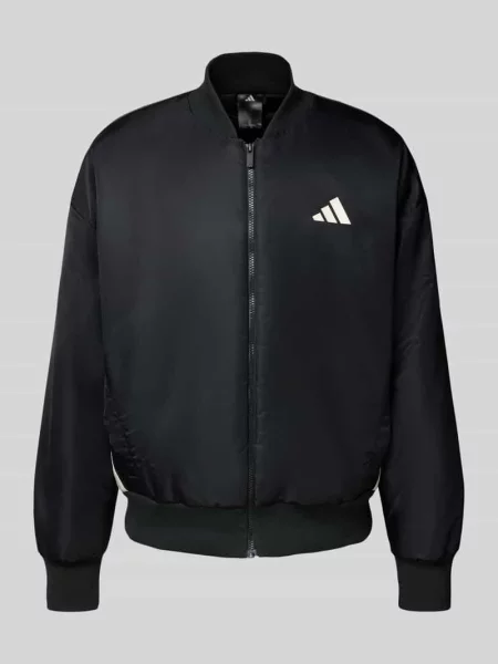Bomberka z zamkiem błyskawicznym Adidas Sportswear czarna
