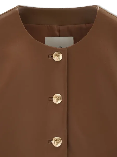 Geanta de piele Anine Bing maro