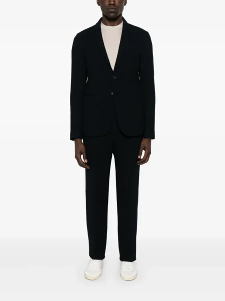 Pantaloni Emporio Armani albastru