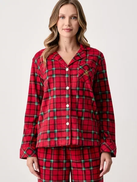 Флисовая пижама Lauren Ralph Lauren